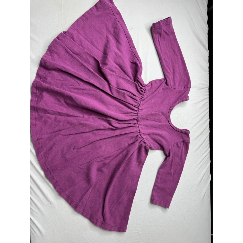 Alice + Ames Girls Purple Long Sleeve Ballet Dress Size 5T Cotton Blend